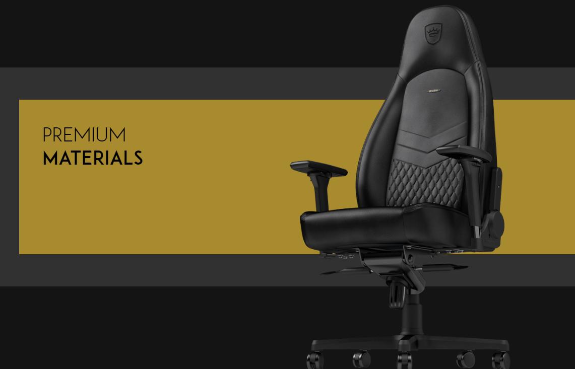 Ghế Gamer Noblechairs ICON Series - Black (Ultimate Chair Germany) được thiết kế tỉ mỉ